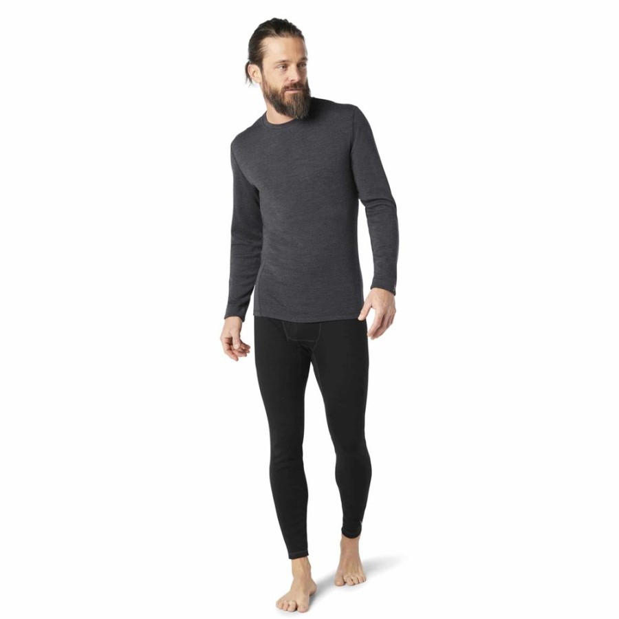 Bekleidung Smartwool Funktionswasche | Classic Thermal Crew Charcoal/Heather