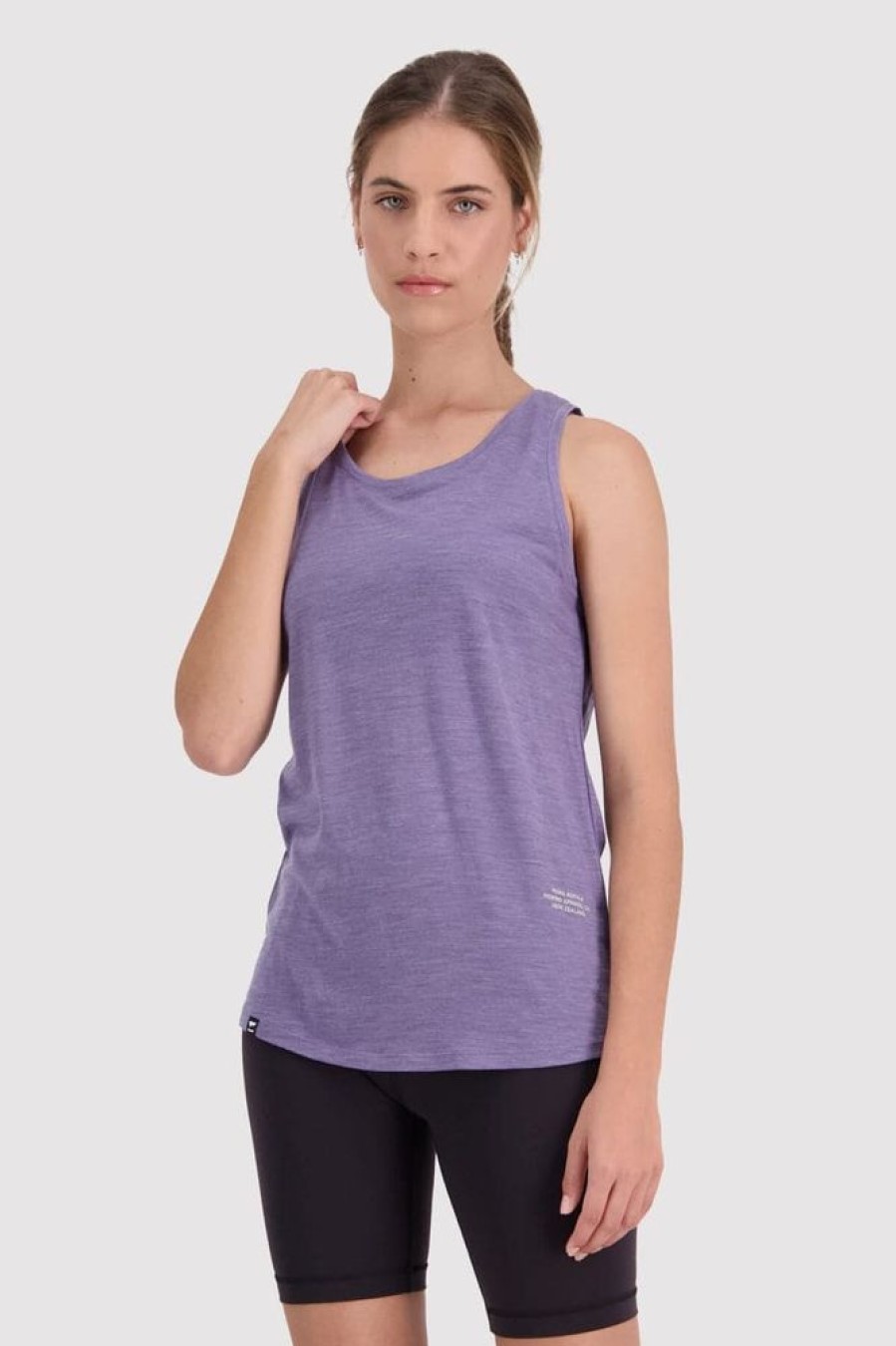 Bekleidung Mons Royale Hemden & T-Shirts | Zephyr Merino Cool Tank W Thistle