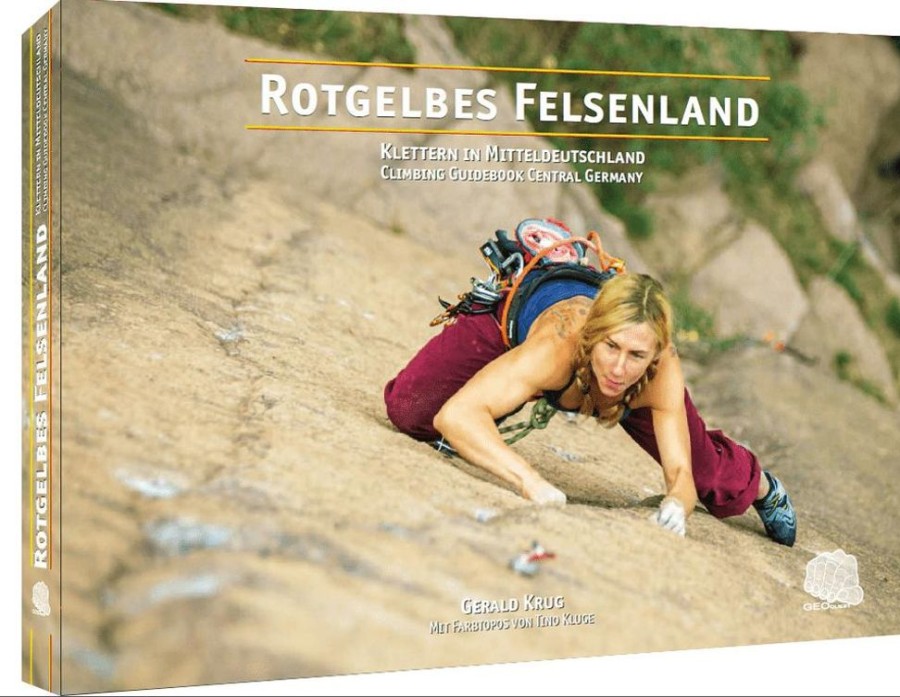 Klettern & Bouldern Geoquest Kletterfuhrer | Kletterfuhrer Rotgelbes Felsenland 2021