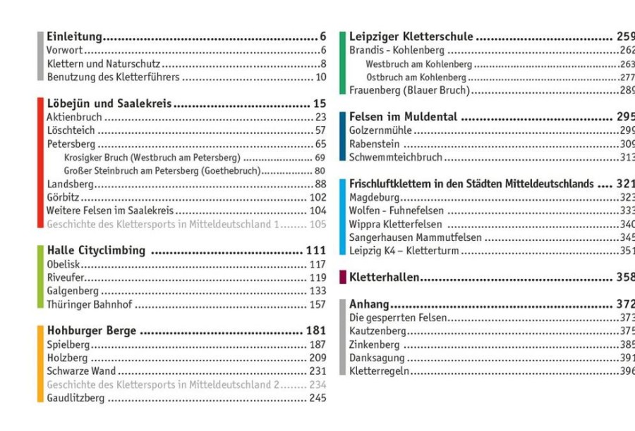 Klettern & Bouldern Geoquest Kletterfuhrer | Kletterfuhrer Rotgelbes Felsenland 2021