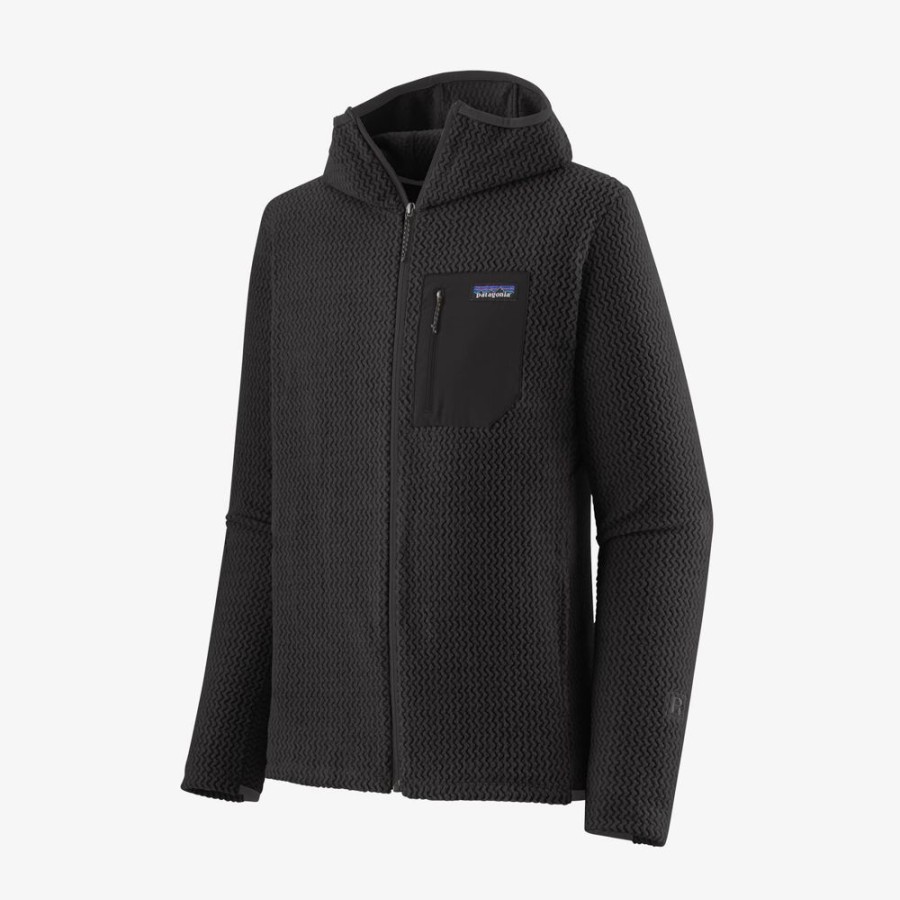 Bekleidung Patagonia Outdoor Jacken | Men´S R1 Air Full Zip Hoody Black