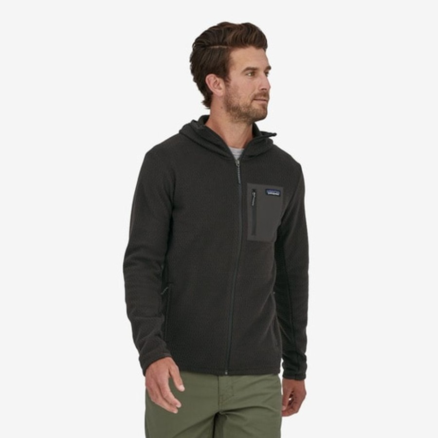 Bekleidung Patagonia Outdoor Jacken | Men´S R1 Air Full Zip Hoody Black