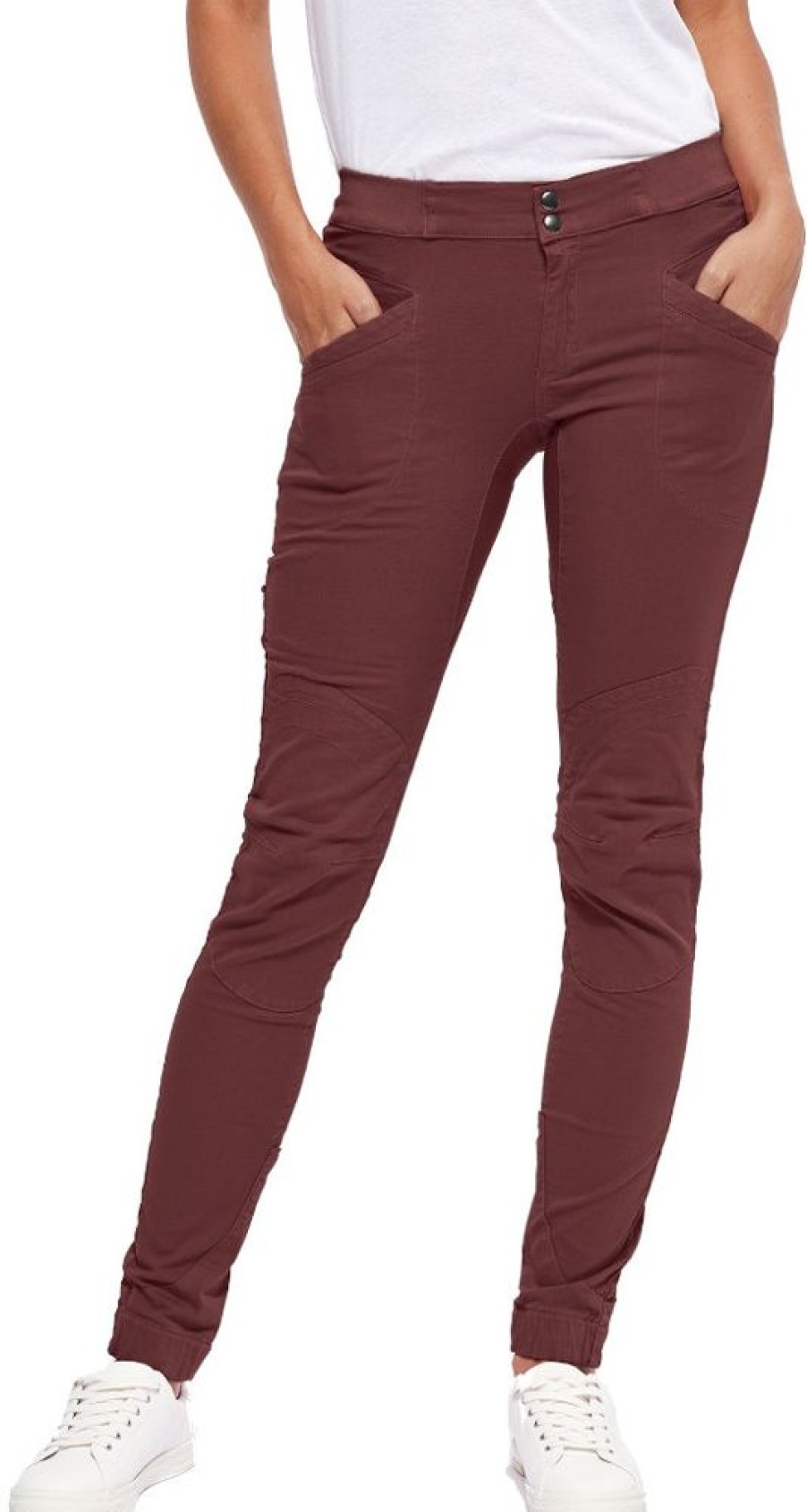 Klettern & Bouldern Looking for Wild Kletterbekleidung Frauen | Laila Peak Pant - Madder Brown