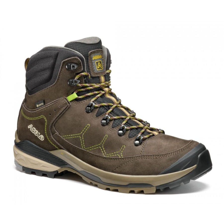 Schuhe Asolo Trekkingschuhe | Falcon Evo Nbk Gv Dark Brown/Lime