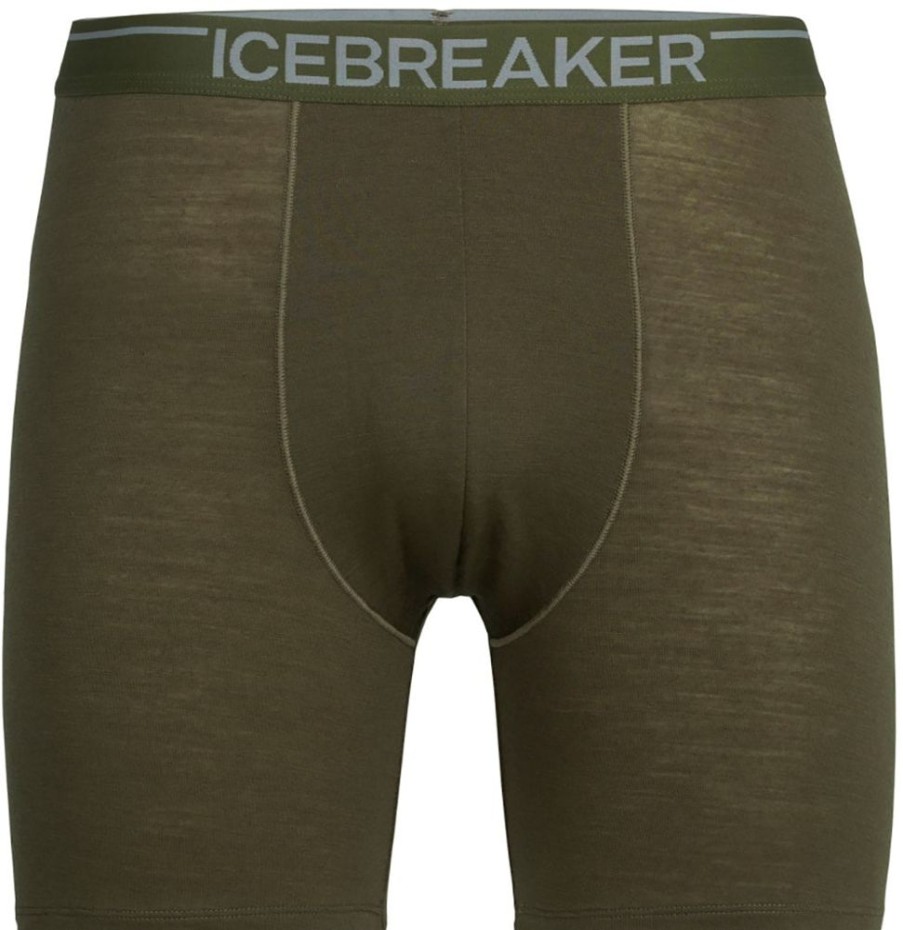 Bekleidung Icebreaker Funktionswasche | Men Anatomica Long Boxers - Loden