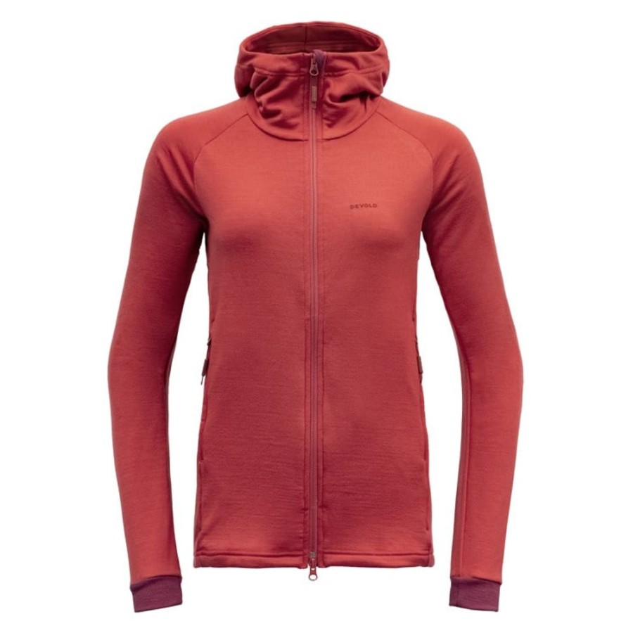 Bekleidung Devold Outdoor Jacken | Nibba Merino Jkt Hood W Beauty