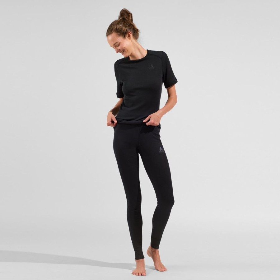 Bekleidung Odlo Funktionswasche | Activewarm Eco Bl Bottom Long-W-Black