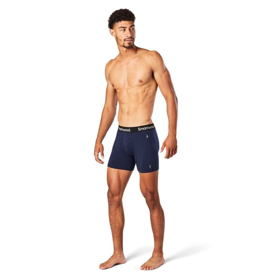 Bekleidung Smartwool Funktionswasche | Boxer Brief Deep Navy