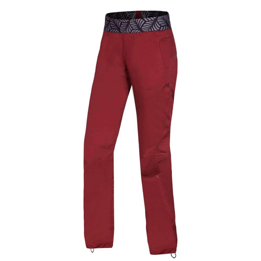 Klettern & Bouldern Ocún Kletterbekleidung Frauen | Pantera Organic Pants Wine Syrah